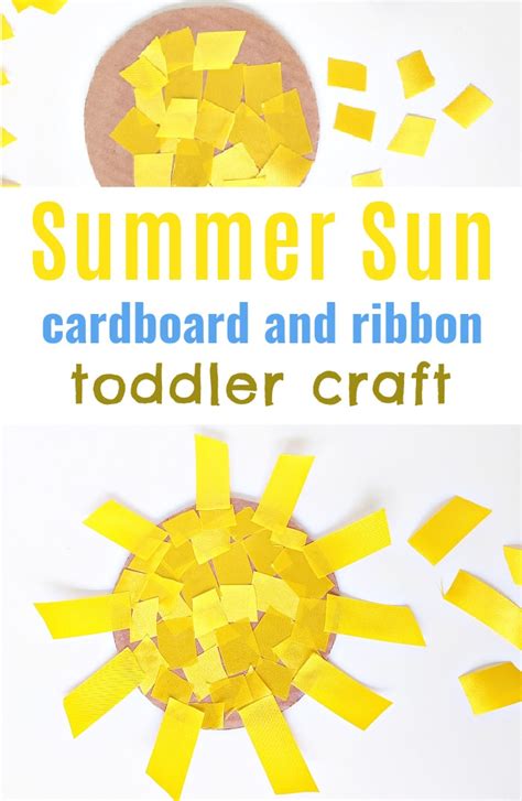 Fine Motor Sun Craft for Toddlers - My Bored Toddler