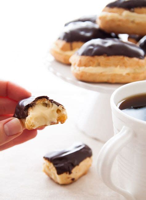 A small batch of perfect, French Chocolate Eclairs! | dessertfortwo.com | Creative dessert ...