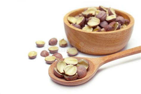 Dried lotus seeds. stock photo. Image of grain, bowl - 74128190