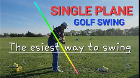 SINGLE PLANE GOLF SWING - YouTube