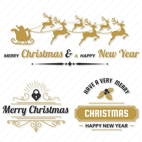 Christmas Vector Logo for banner 329115 Vector Art at Vecteezy