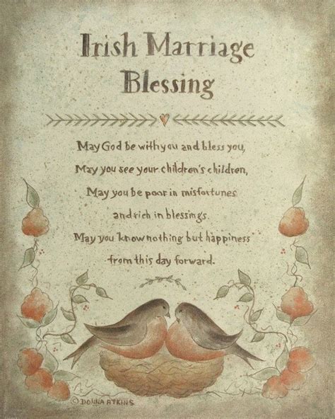 Irish Blessing Proverb prints by Donna Atkins Choose from