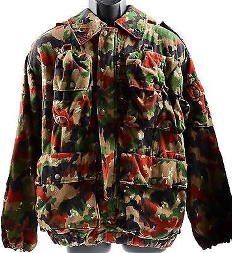 Vintage Swiss Alpenflage Hooded Camo Jacket | Bespoke Not Broke