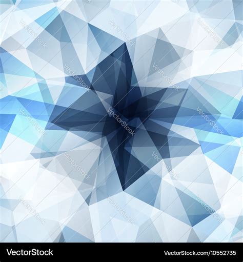 Blue crystal diamond texture abstract background Vector Image