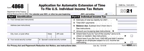 How to Complete IRS Form 4868