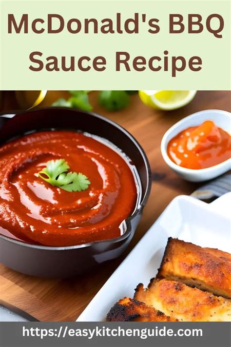 McDonald's BBQ Sauce Recipe - Easy Kitchen Guide