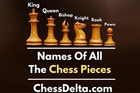 Names Of All The Chess Pieces (With Pictures & Facts) - Chess Delta