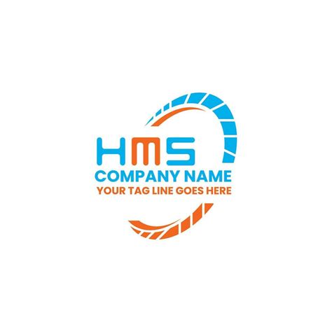 HMS letter logo creative design with vector graphic, HMS simple and ...