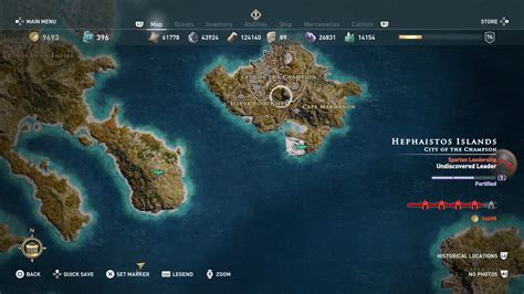 Assassins Creed Odyssey Interactive Map - Maping Resources