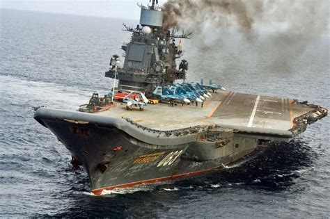 Russian Aircraft Carrier Kuznetsov