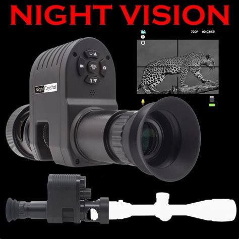 Hunting-Night-Vision-Goggles-Rifle-Thermal-Scope-850nm-Clip-on-Attachment-Monocular-Digital ...