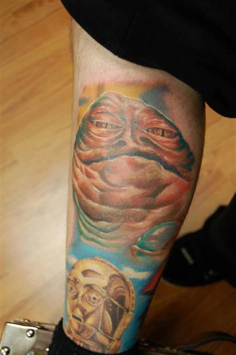 star wars jabba the hutt tattoo www.tattoosbymikeguinn.com | Tattoos, Portrait tattoo, Body art