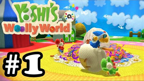 Yoshi's Woolly World - Gameplay Walkthrough Part 1 [ HD ] - YouTube