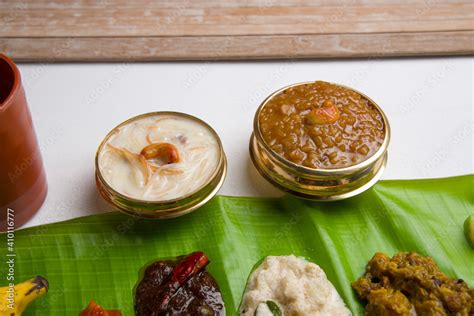 onam sadhya Stock Photo | Adobe Stock