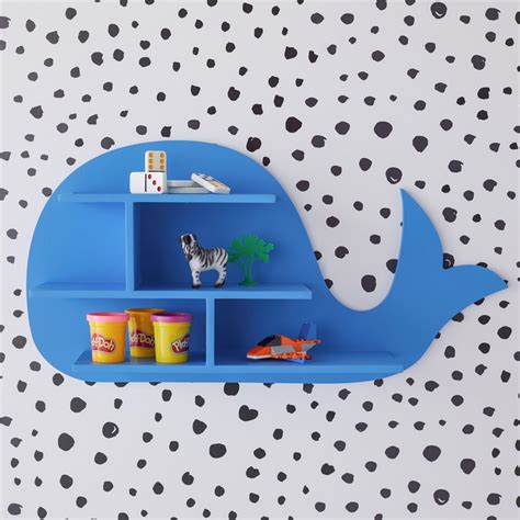 Blueberry Whale Wall Shelf by Drew Barrymore Flower Kids - Walmart.com | Kids furniture design ...