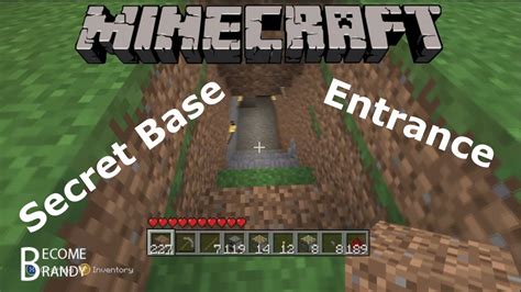 How To Make a Secret Base Entrance in Minecraft! [Xbox] - YouTube