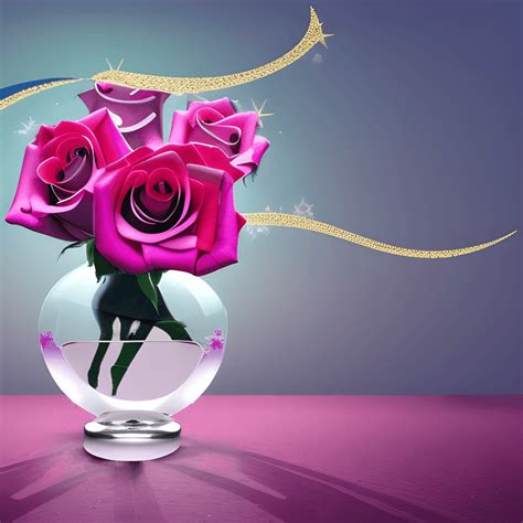 3D Pink Roses Detailed and Magical · Creative Fabrica