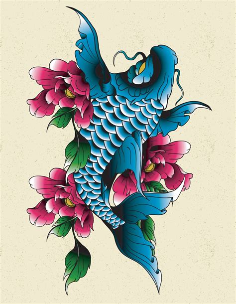 Discover 83+ traditional koi fish tattoo best - in.coedo.com.vn