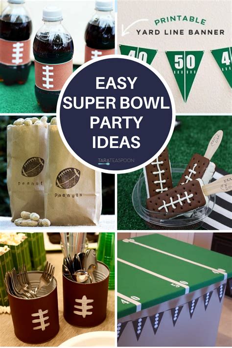 Super Easy Super Bowl Party Ideas - Tara Teaspoon