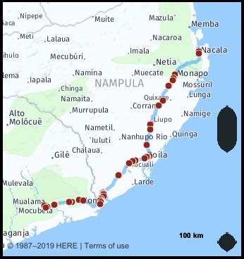 What is the distance from Nacala Mozambique to Mocuba Mozambique ...