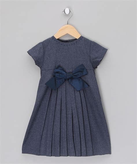 Wool Dress with Taffeta Ribbon - Infant, Toddler & Girls by Malvi & Co. | Vestidos infantis ...