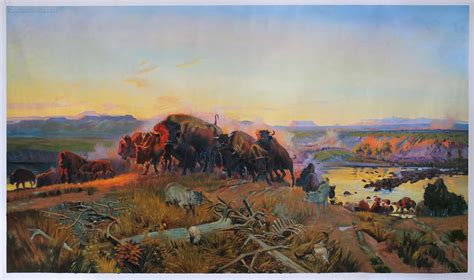 When the Land Belonged to God - Charles Marion Russell Paintings | Painting, Hunting art ...