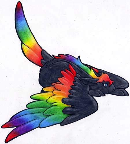 Rainbow Rabbit by Kimmers4Ever on DeviantArt