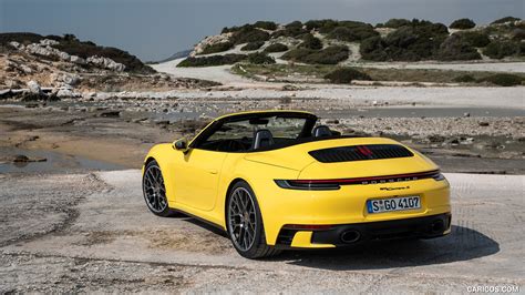 2020 Porsche 911 Carrera S Cabriolet (Color: Racing Yellow) | Rear ...