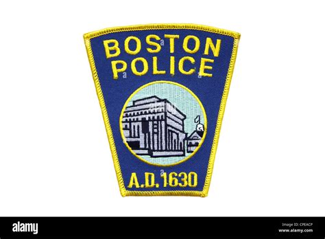 Boston Police Department patch Stock Photo - Alamy