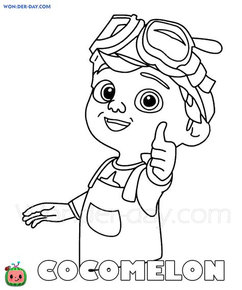 Cocomelon Coloring Pages Birthday Imagenes De Cocomelon Para Colorear ...