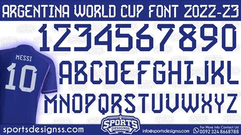 🔥Argentina Qatar WorldCup 2022-23 Font Free Download by Sports Designss ...