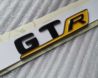 GTR Letter Trunk Emblem Rear Badge Black Sticker for Mercedes Benz AMG GT R | eBay