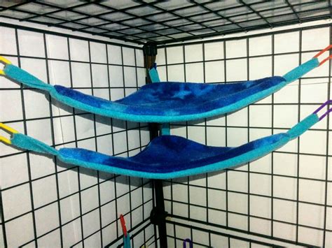 Set of Two Flat Corner Hammocks | Diy cat hammock, Sugar glider cage, Rat hammock