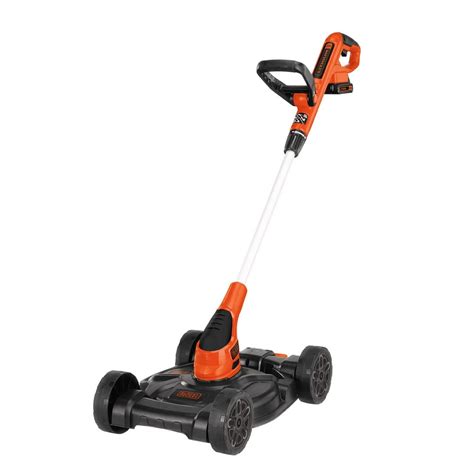 BLACK+DECKER MTC220 20V MAX Cordless 12" Lithium-Ion 3-in-1 Trimmer/Edger and Mower + 2 ...