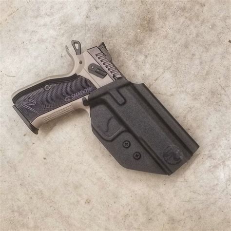 CZ Shadow 2 OWB Holster Black (Super QuickShip) - Shook's Customs LLC