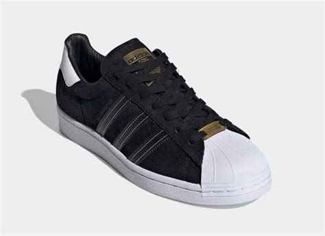 adidas Superstar Black White Gold EH1543 Release Date Info | SneakerFiles