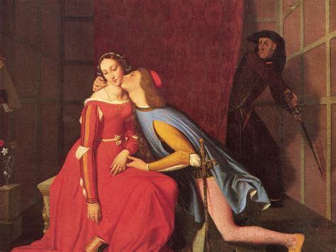 Paolo and Francesca (detail) - Jean Auguste Dominique Ingres | Poster ...