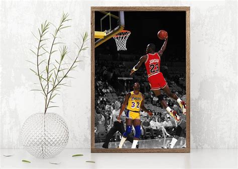 Michael Jordan Poster, Dunk Poster, Michael Jordan Dunk Poster