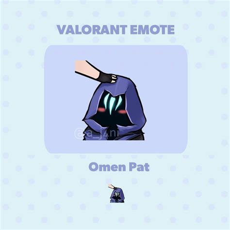 Valorant Omen Pat Cute Kawaii Shy Blushing Single Twitch Emote - Etsy ...