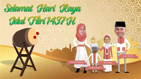 Contoh Ucapan Selamat Hari Raya Idul Fitri Kartun – Berbagai Contoh