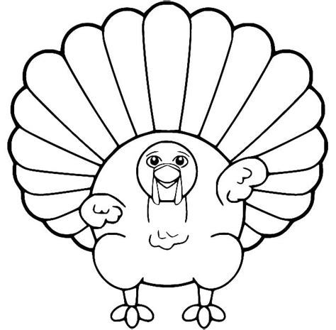 Free Printable Turkey coloring page - Download, Print or Color Online for Free