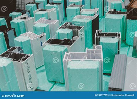 Samples of Insulation of Plastic Windows Stock Image - Image of ...