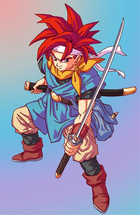 Just started playing Chrono Trigger so I decided to do a kind of redraw/edit of Crono's original ...