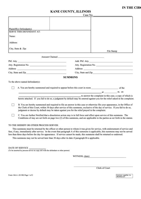 Top 6 Kane County Circuit Clerk Forms And Templates Free To Download In - CountyForms.com