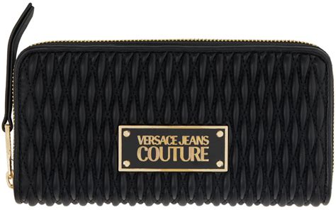 Versace Jeans Couture Black Crunchy Wallet Versace