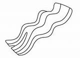 Bacon coloring page  Free Printable Coloring Pages sketch template