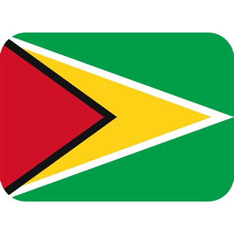 Guyana flag emoji clipart. Gratis download. | Creazilla