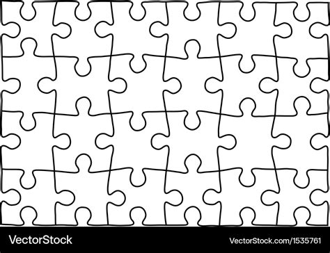 Puzzle template background for your business Vector Image