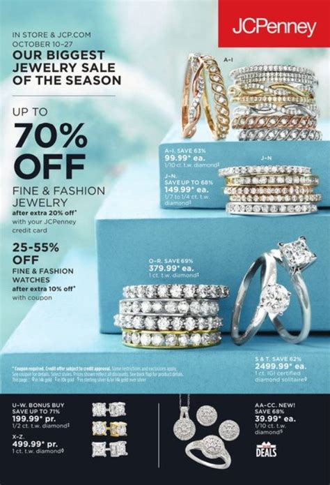 JCPenney Special Ad Sale Oct 10 – Oct 27, 2019 Jewelry Sale