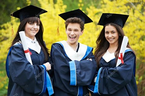 Happy graduation students — Stock Photo © kalinovsky #5743211